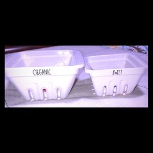 Rae Dunn Fruit Basket Set